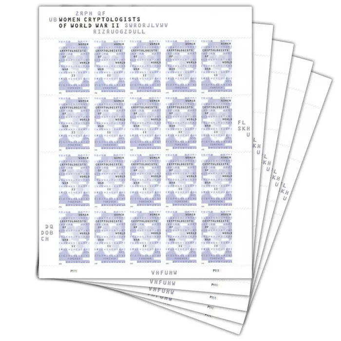 2022 Women Cryptologists of World War ll Press Steet with Die-Ctus - Forever Stamps
