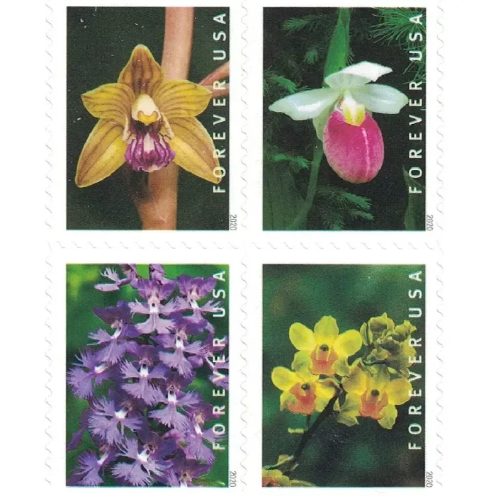 2020 Wild Orchids Stamps - Forever Stamps