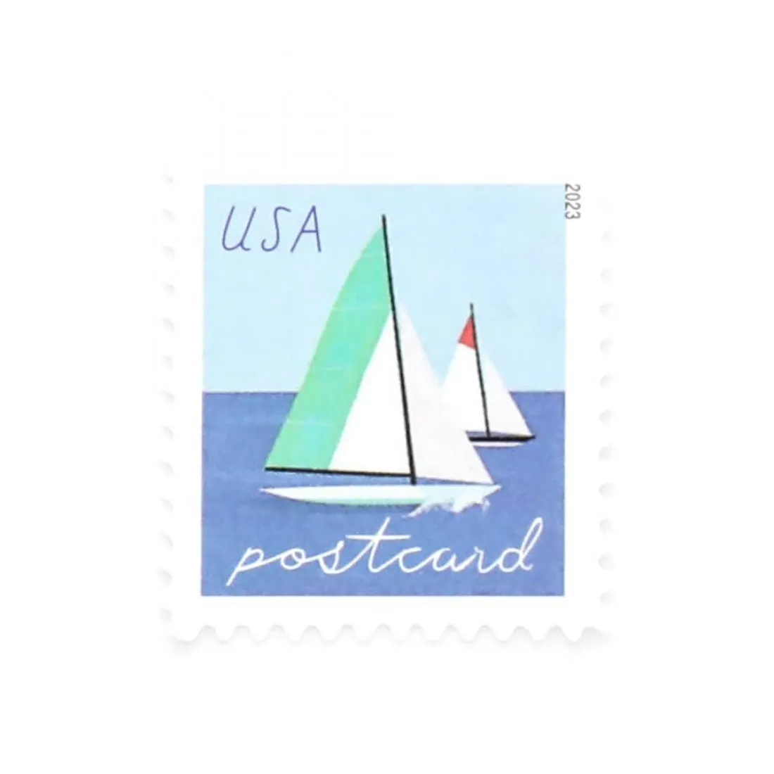 2023 Sailboats Postcard Stamps - Forever Stamps