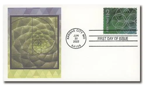2022 $2 Floral Geometry Stamps - Forever Stamps