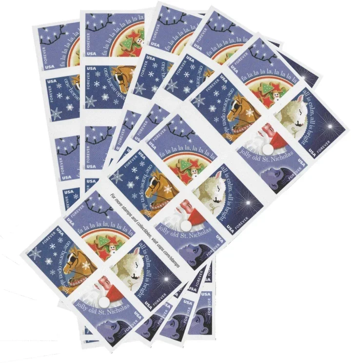 2017 Christmas Carols stamps - Forever Stamps