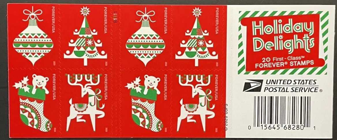Christmas Stamp Blind Box 300 PCS BIG SALE，100 PCS of 3 styles - Forever Stamps