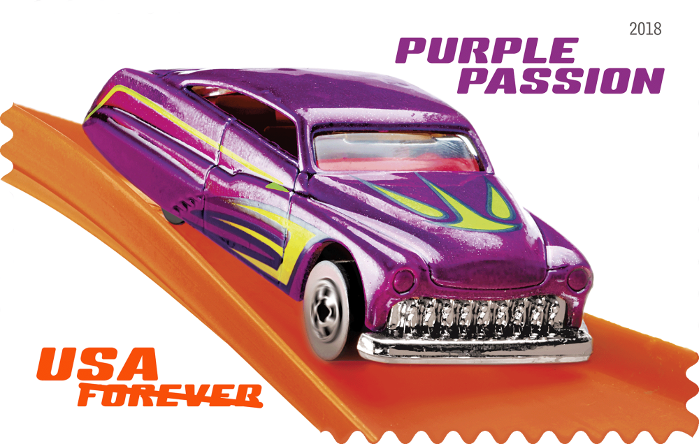 2018 Hot Wheels Stamps - Forever Stamps