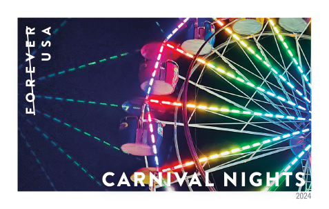 2024 Carnival Nights Stamps - Forever Stamps