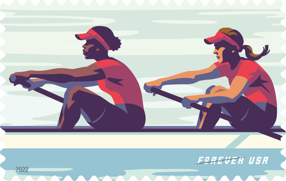 2022 Women's Rowing Stamps 100 PCS - Forever Stamps